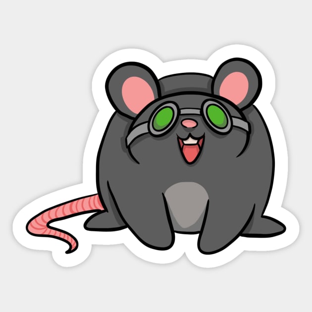 Scribe Rat Sticker by NikkyChiken